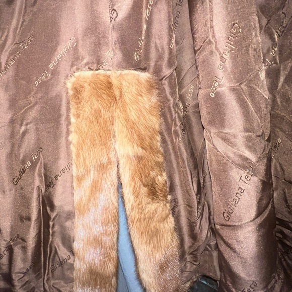 2000s Giuliana Teso for Neiman Marcus Full-Length Mink Coat Rich Brown Italy - Picture 10 of 13